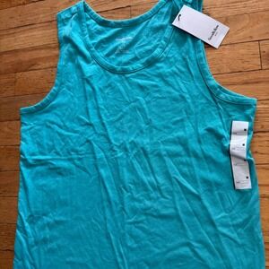 Goodfellow & Co Mens Standard Fit Tank Top Turquoise Teal Blue Medium NWT
